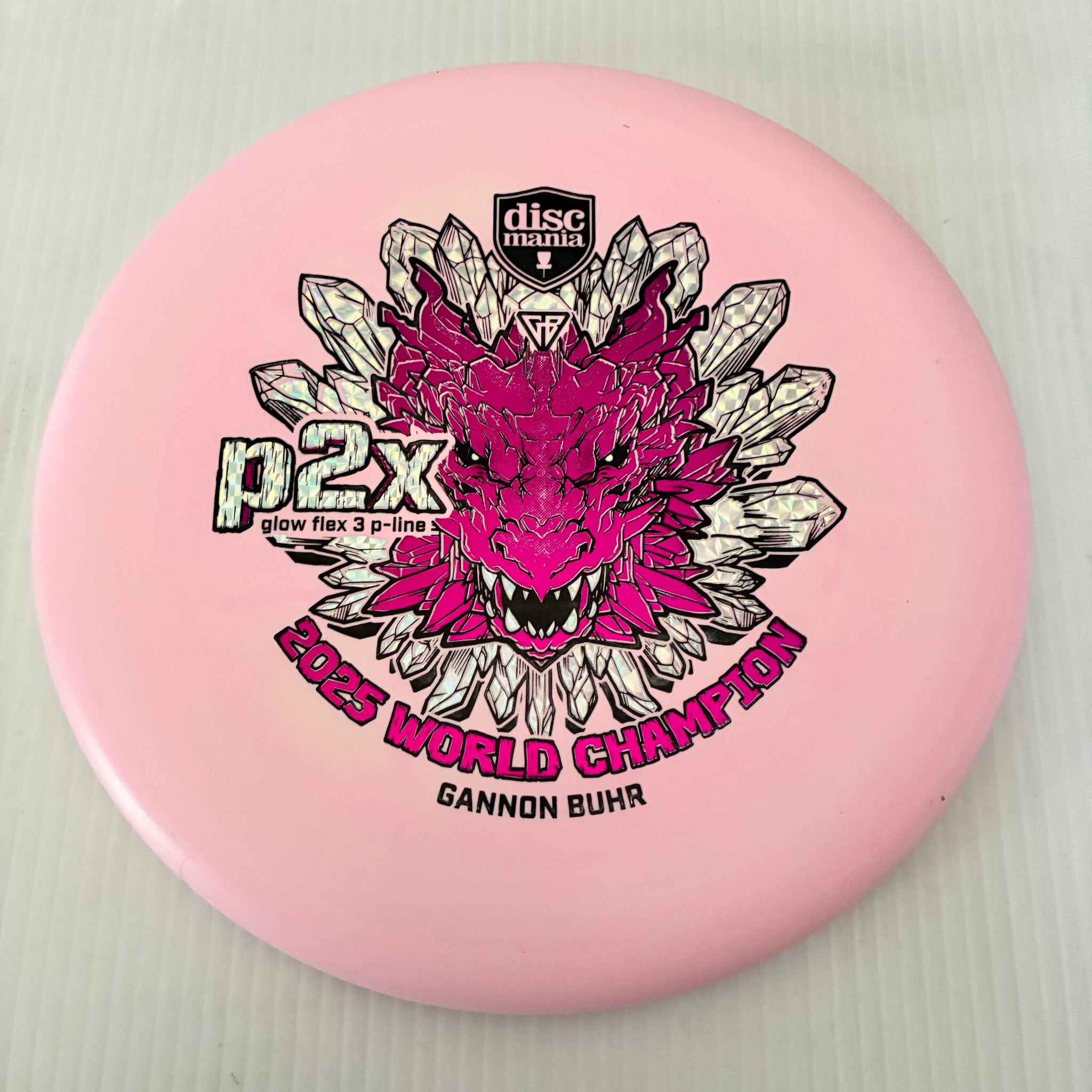 Discmania 2025 Gannon Buhr World Champion Glow Flex 3 P-Line P2x 2/3/0/1