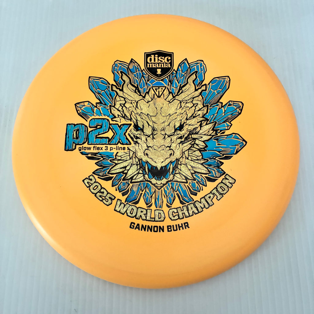Discmania 2025 Gannon Buhr World Champion Glow Flex 3 P-Line P2x 2/3/0/1
