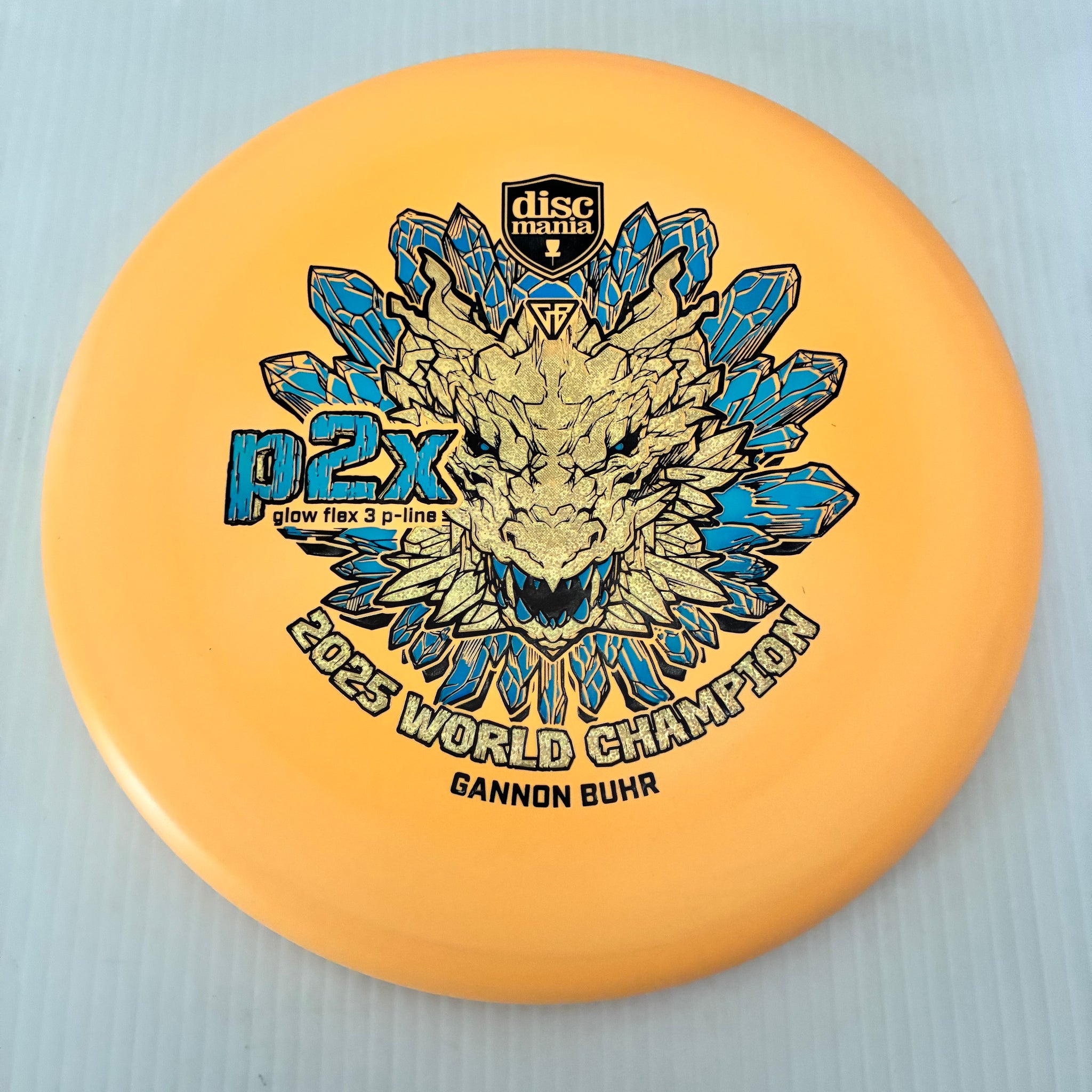 Discmania 2025 Gannon Buhr World Champion Glow Flex 3 P-Line P2x 2/3/0/1