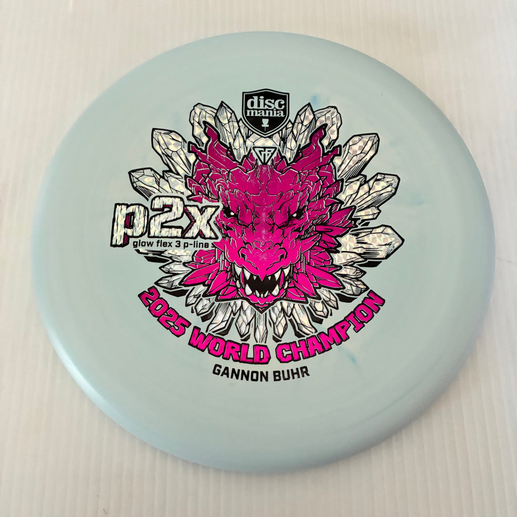 Discmania 2025 Gannon Buhr World Champion Glow Flex 3 P-Line P2x 2/3/0/1
