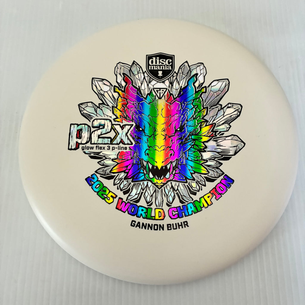 Discmania 2025 Gannon Buhr World Champion Glow Flex 3 P-Line P2x 2/3/0/1
