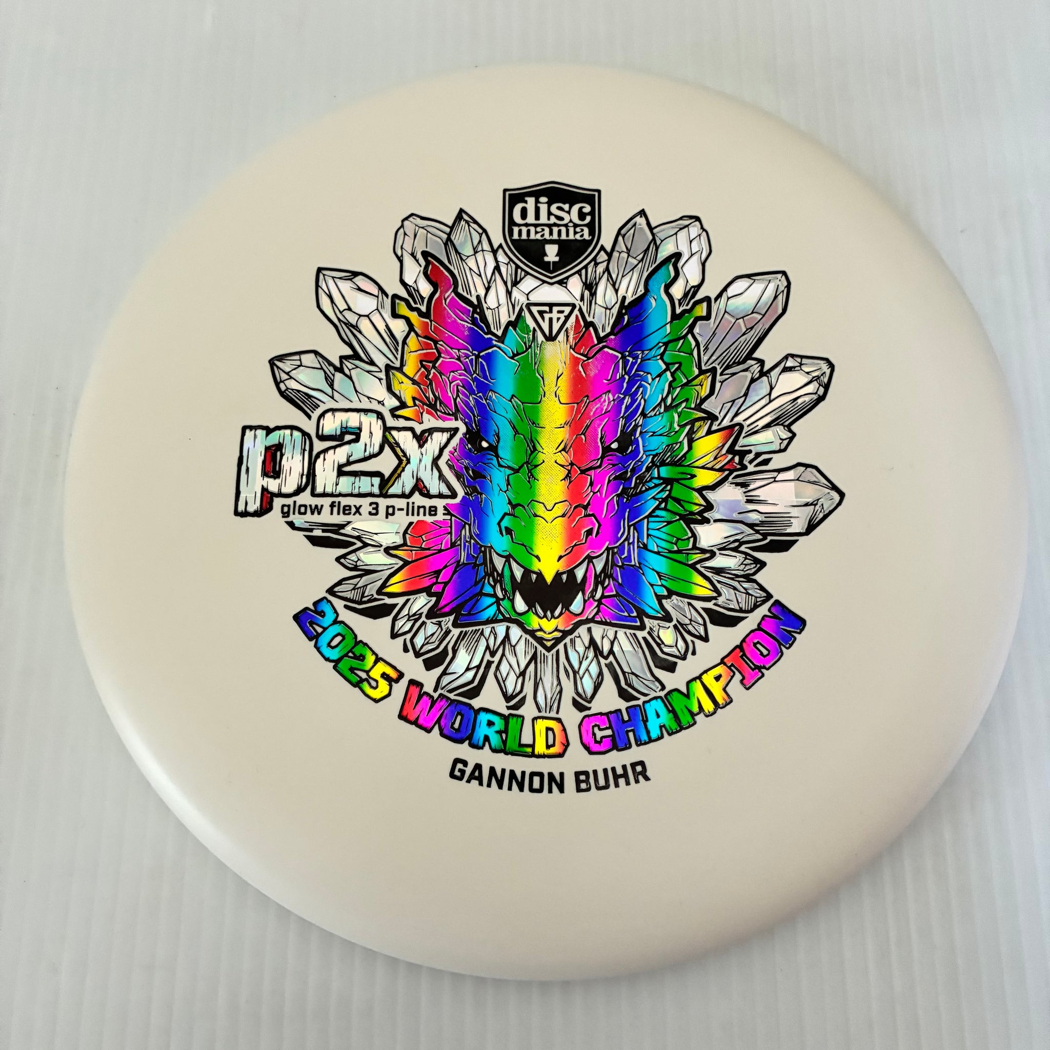 Discmania 2025 Gannon Buhr World Champion Glow Flex 3 P-Line P2x 2/3/0/1