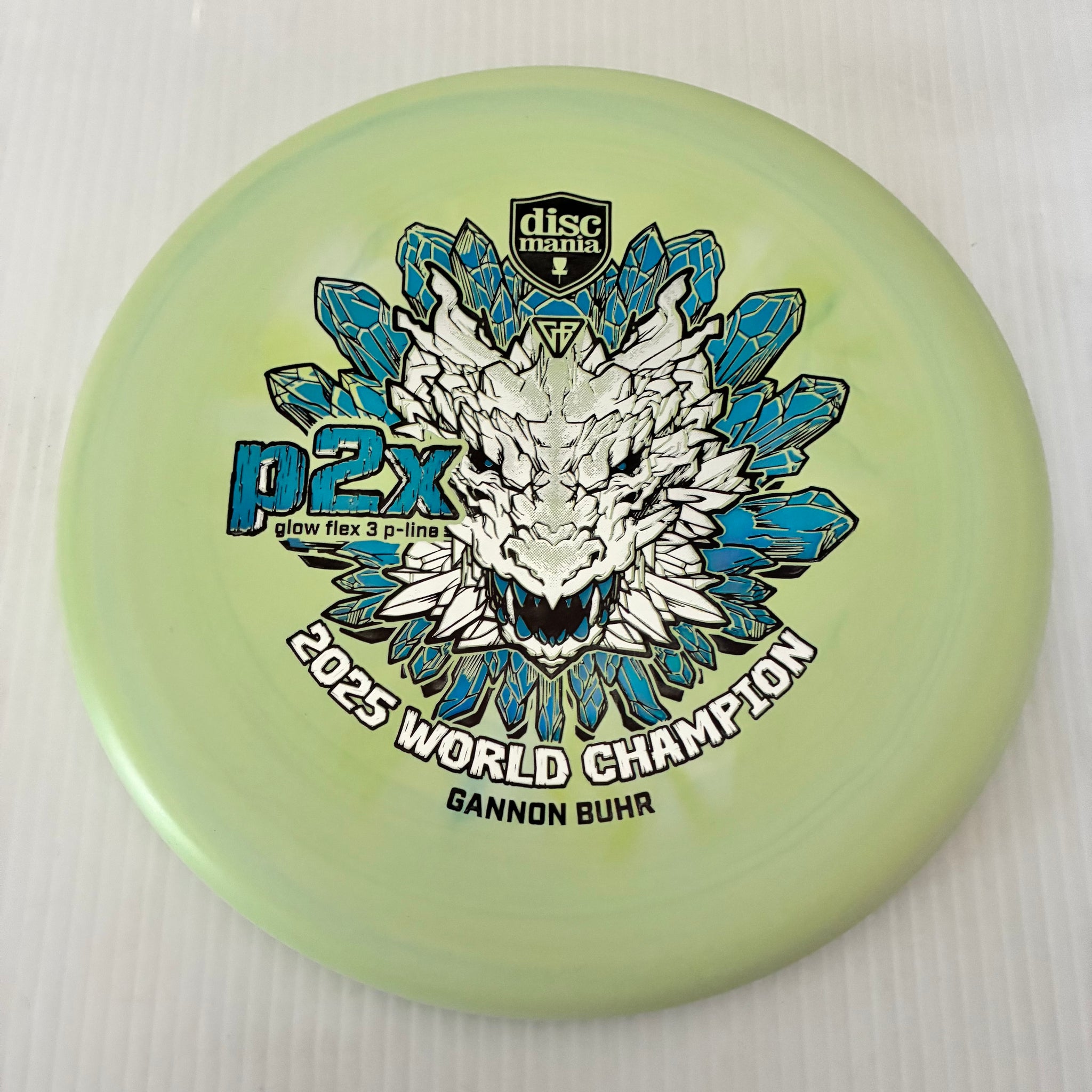 Discmania 2025 Gannon Buhr World Champion Glow Flex 3 P-Line P2x 2/3/0/1
