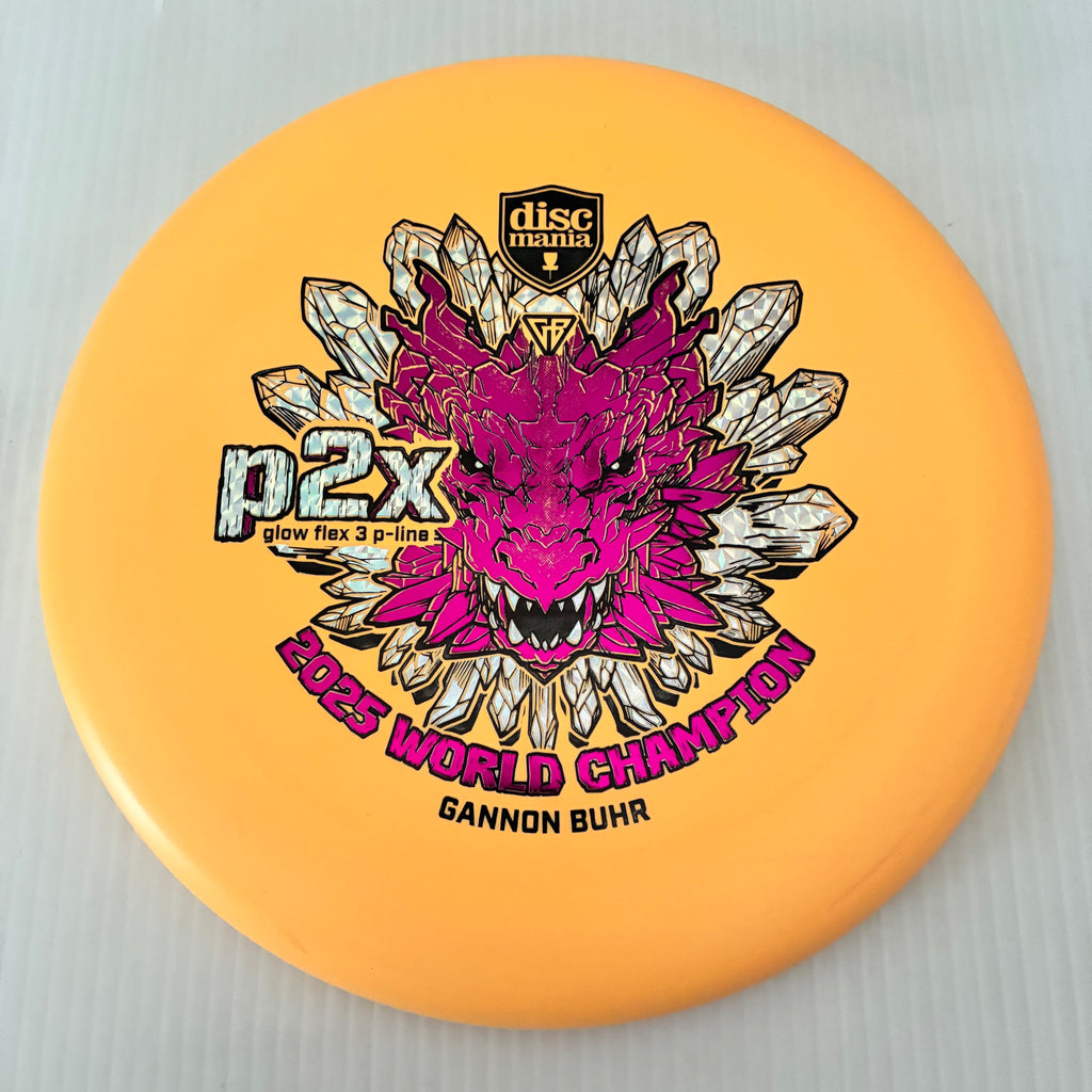 Discmania 2025 Gannon Buhr World Champion Glow Flex 3 P-Line P2x 2/3/0/1