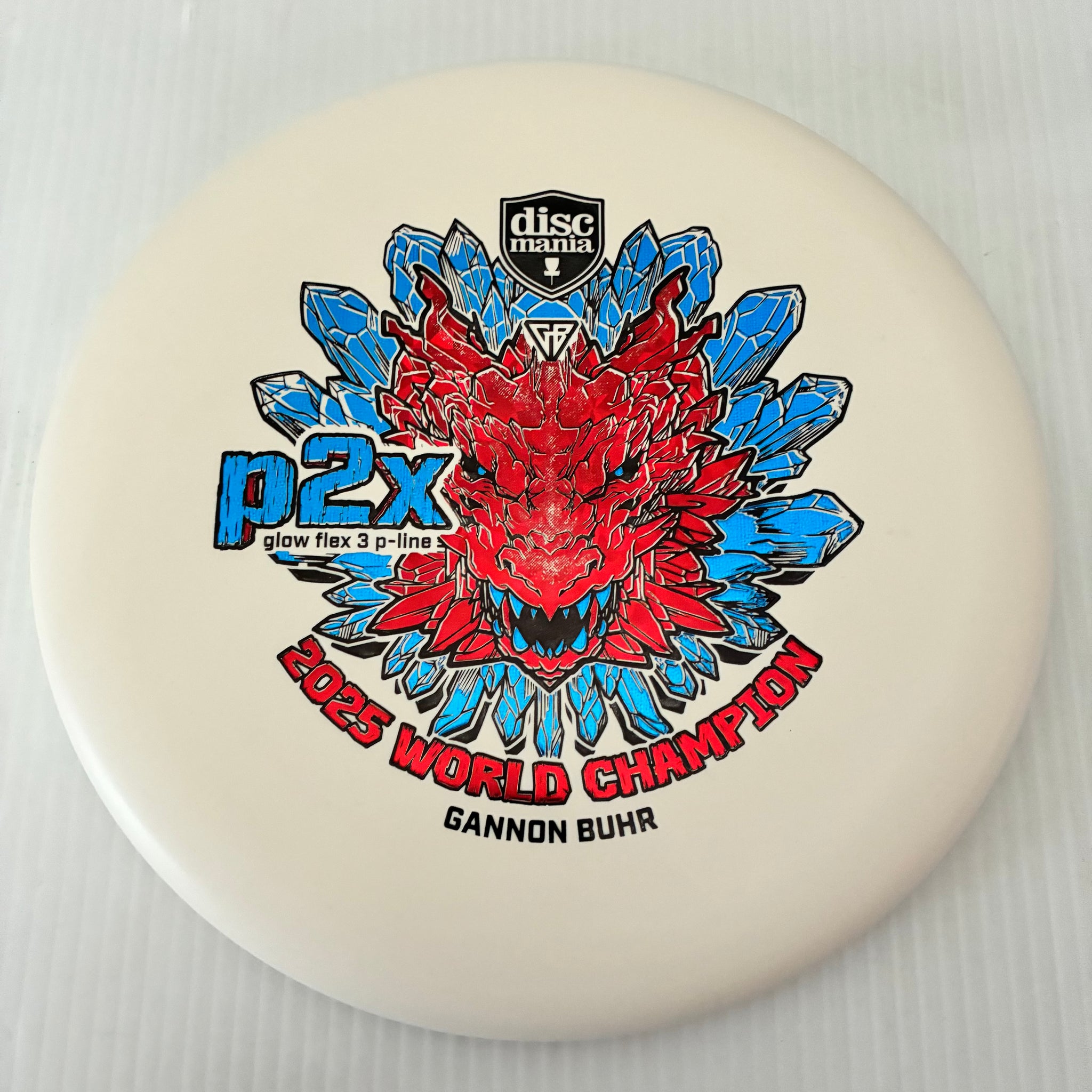 Discmania 2025 Gannon Buhr World Champion Glow Flex 3 P-Line P2x 2/3/0/1