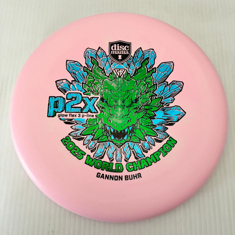 Discmania 2025 Gannon Buhr World Champion Glow Flex 3 P-Line P2x 2/3/0/1