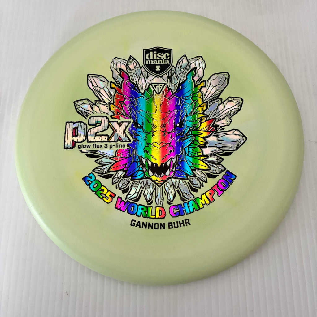 Discmania 2025 Gannon Buhr World Champion Glow Flex 3 P-Line P2x 2/3/0/1