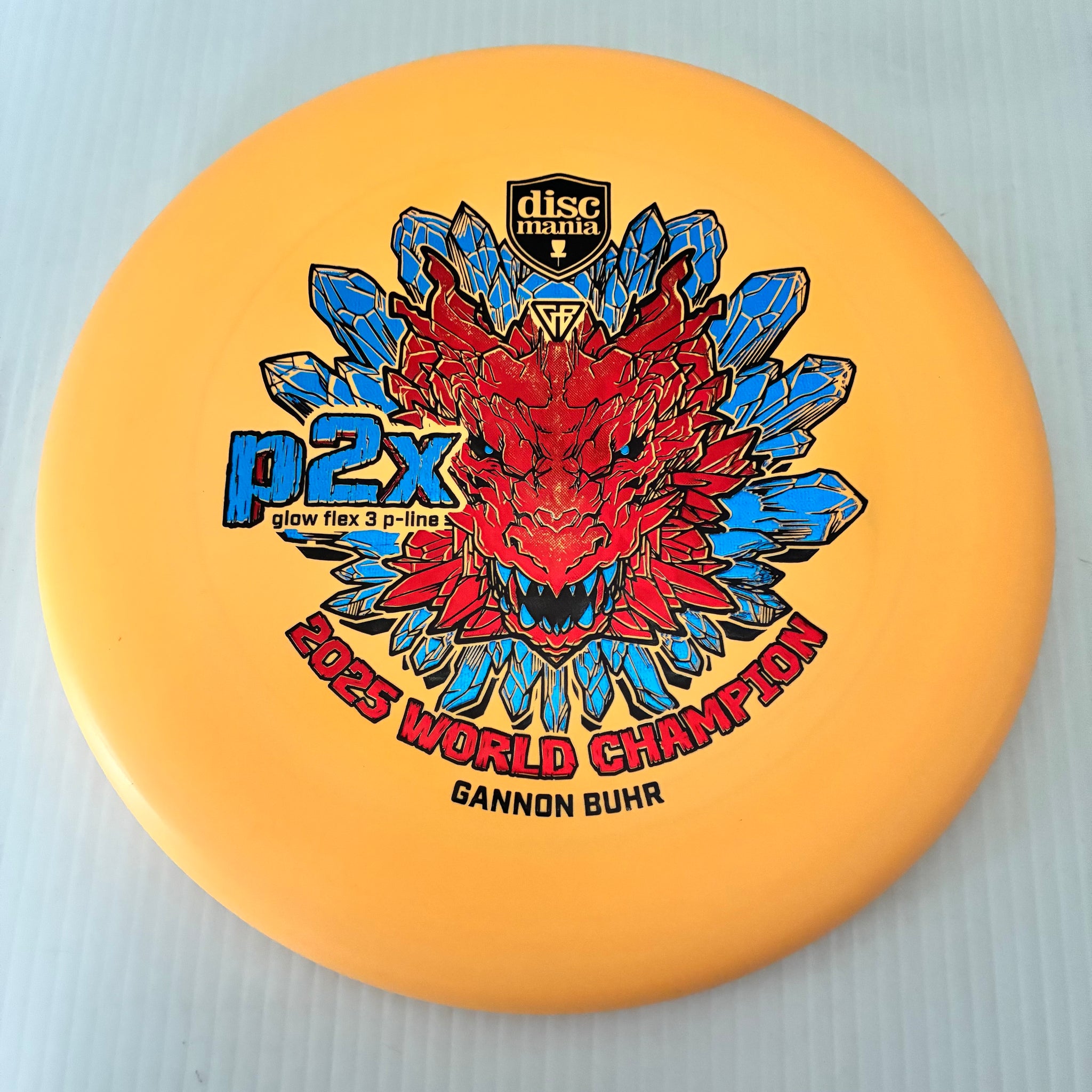 Discmania 2025 Gannon Buhr World Champion Glow Flex 3 P-Line P2x 2/3/0/1