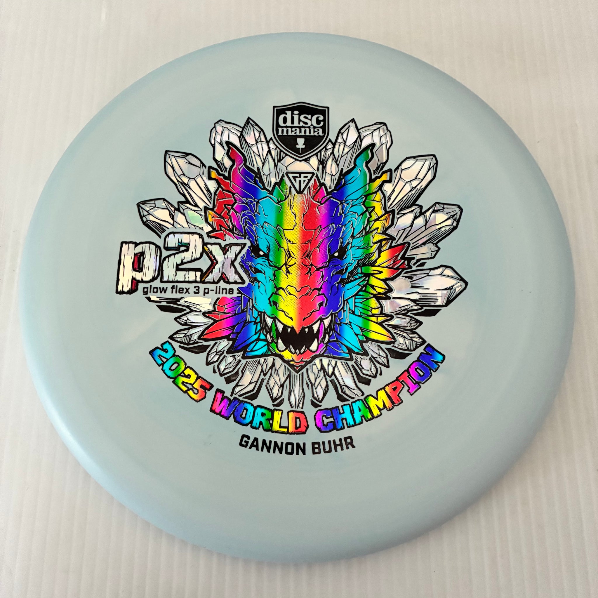 Discmania 2025 Gannon Buhr World Champion Glow Flex 3 P-Line P2x 2/3/0/1