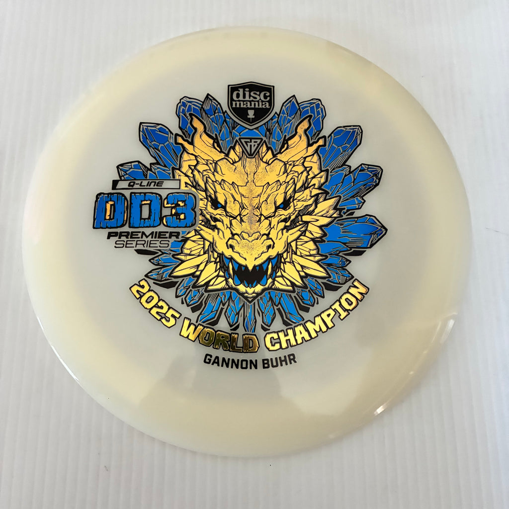 Discmania 2025 Gannon Buhr World Champion Premier Series Q-Line DD3 12/5/-1/3
