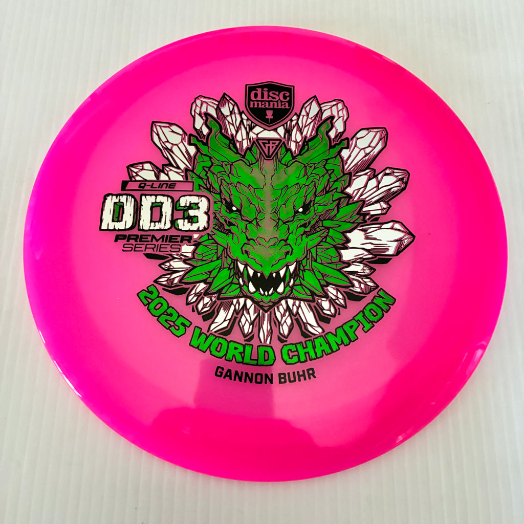 Discmania 2025 Gannon Buhr World Champion Premier Series Q-Line DD3 12/5/-1/3
