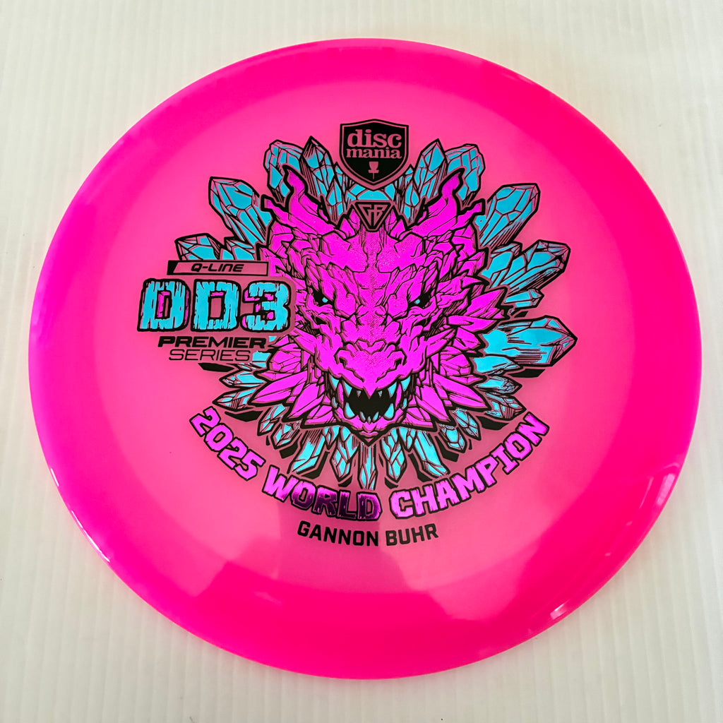 Discmania 2025 Gannon Buhr World Champion Premier Series Q-Line DD3 12/5/-1/3