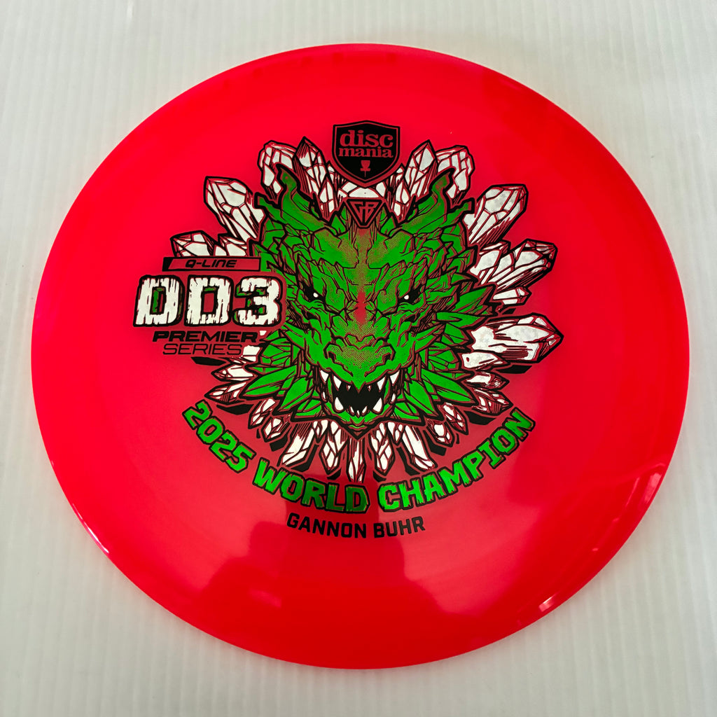 Discmania 2025 Gannon Buhr World Champion Premier Series Q-Line DD3 12/5/-1/3