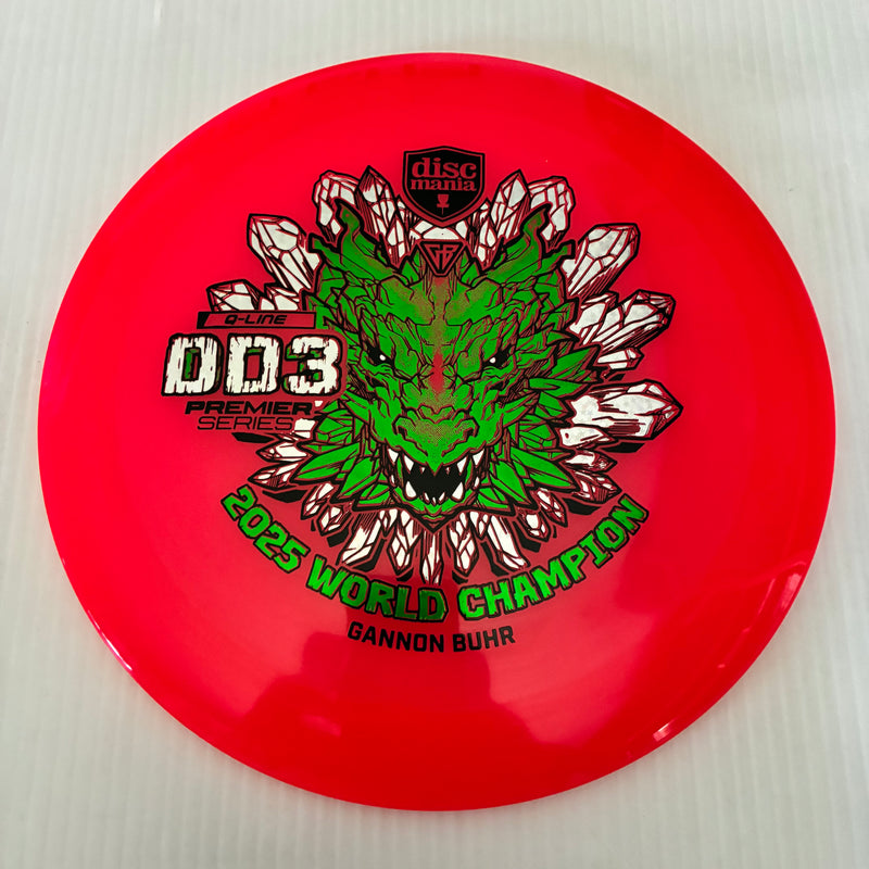 Discmania 2025 Gannon Buhr World Champion Premier Series Q-Line DD3 12/5/-1/3