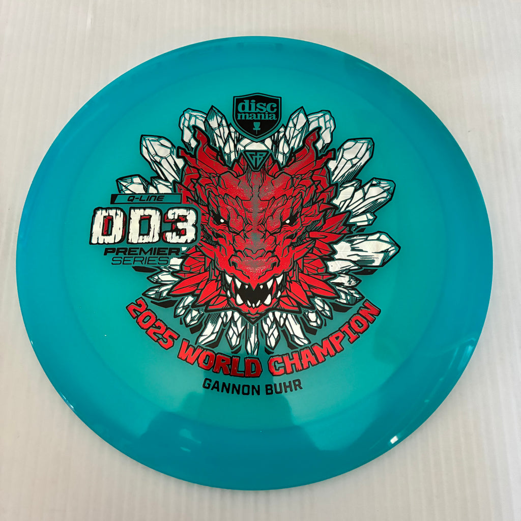 Discmania 2025 Gannon Buhr World Champion Premier Series Q-Line DD3 12/5/-1/3