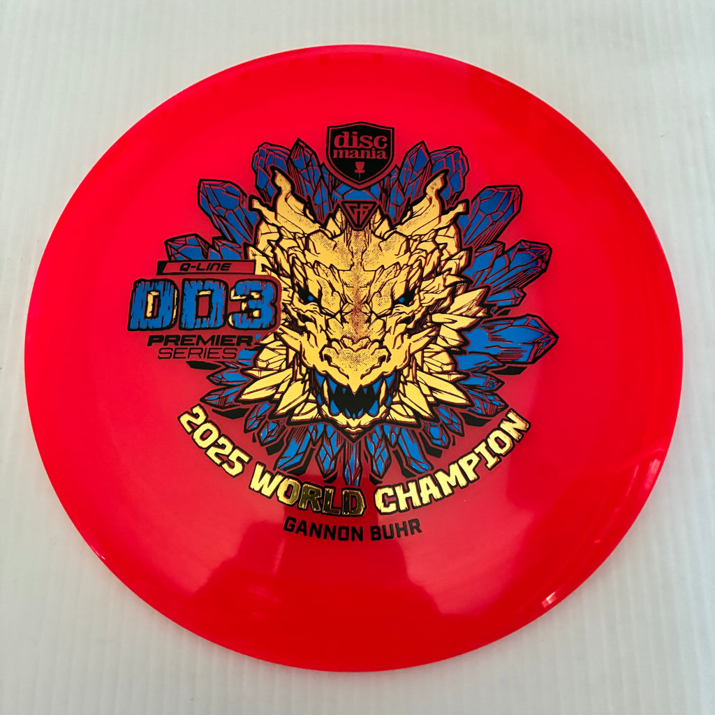 Discmania 2025 Gannon Buhr World Champion Premier Series Q-Line DD3 12/5/-1/3