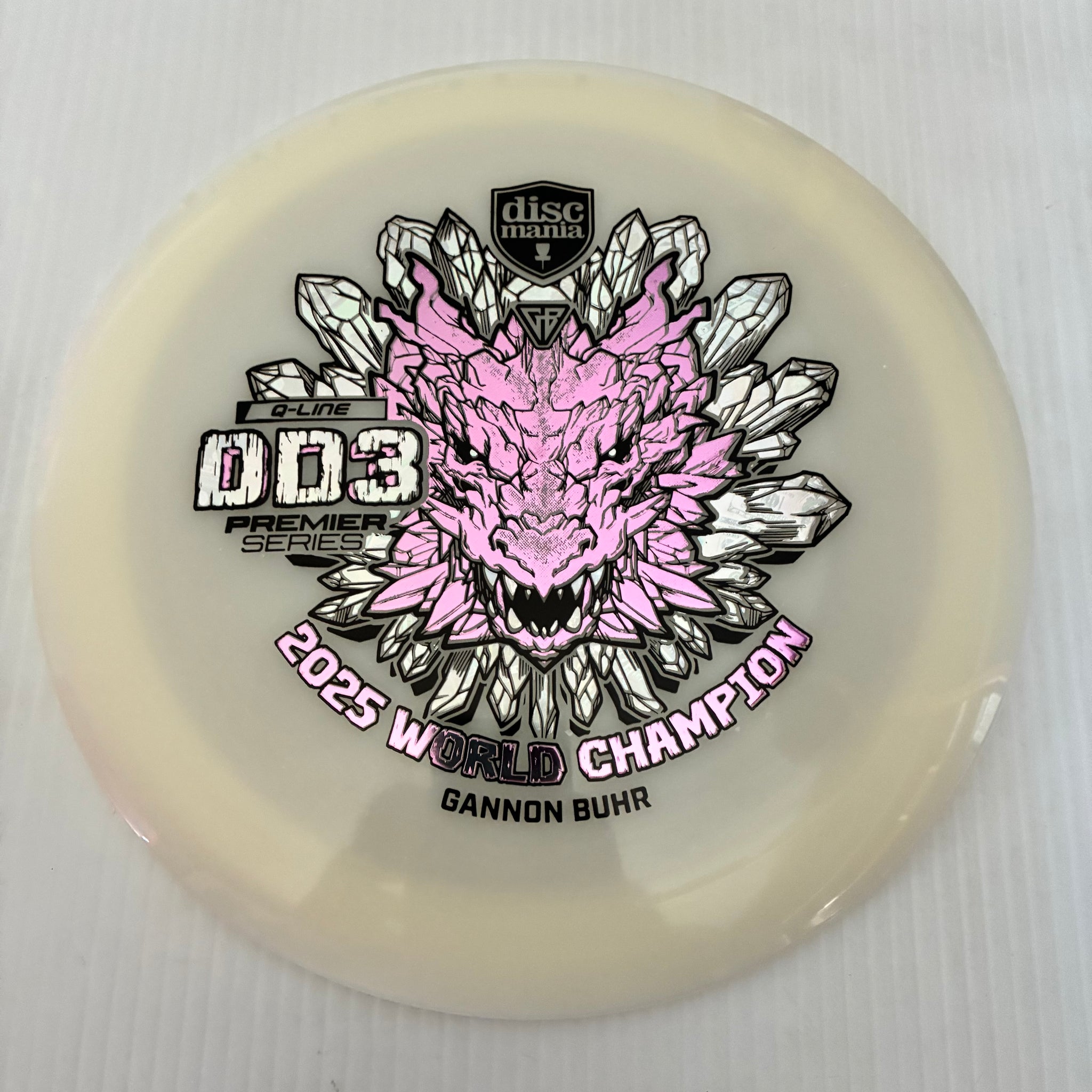 Discmania 2025 Gannon Buhr World Champion Premier Series Q-Line DD3 12/5/-1/3