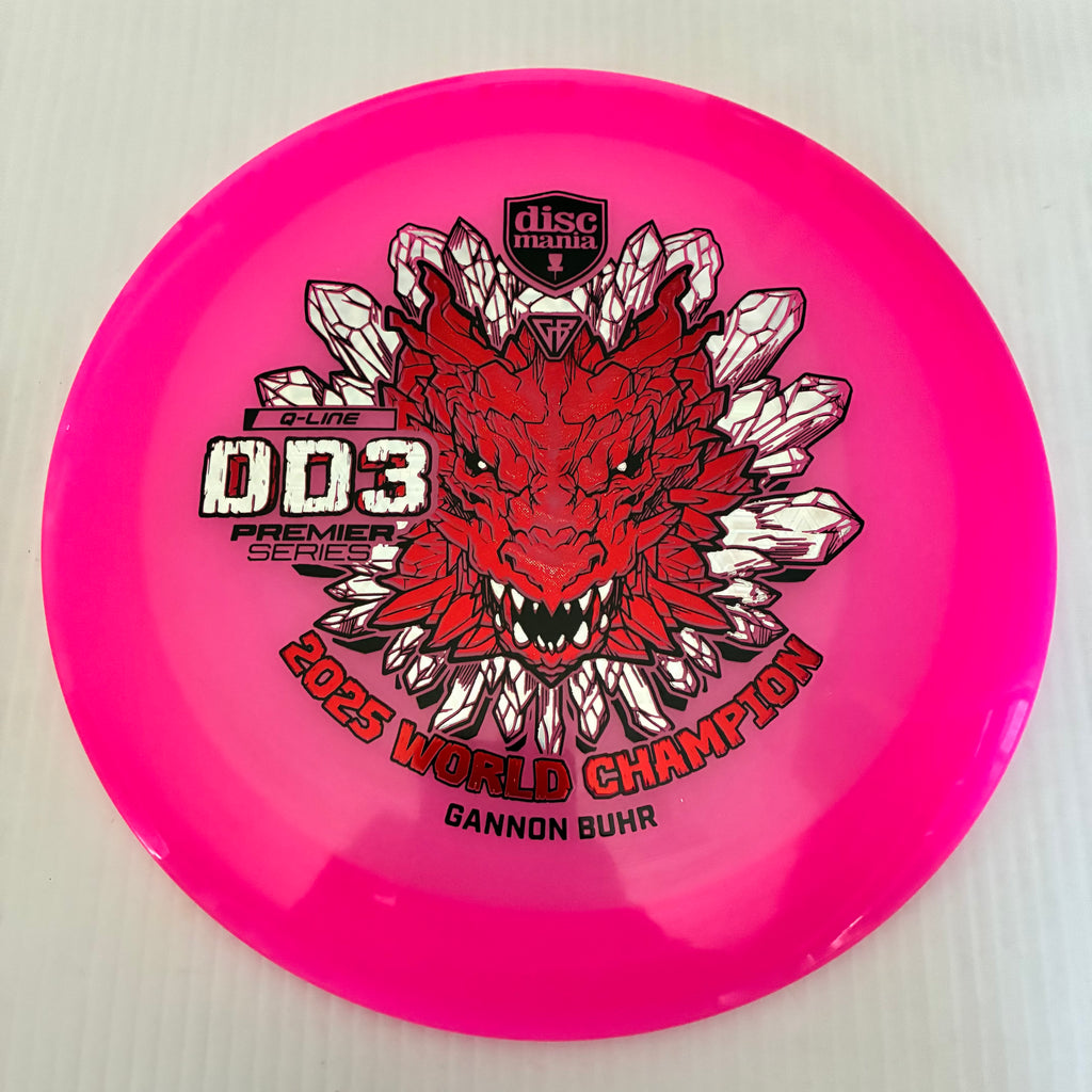 Discmania 2025 Gannon Buhr World Champion Premier Series Q-Line DD3 12/5/-1/3