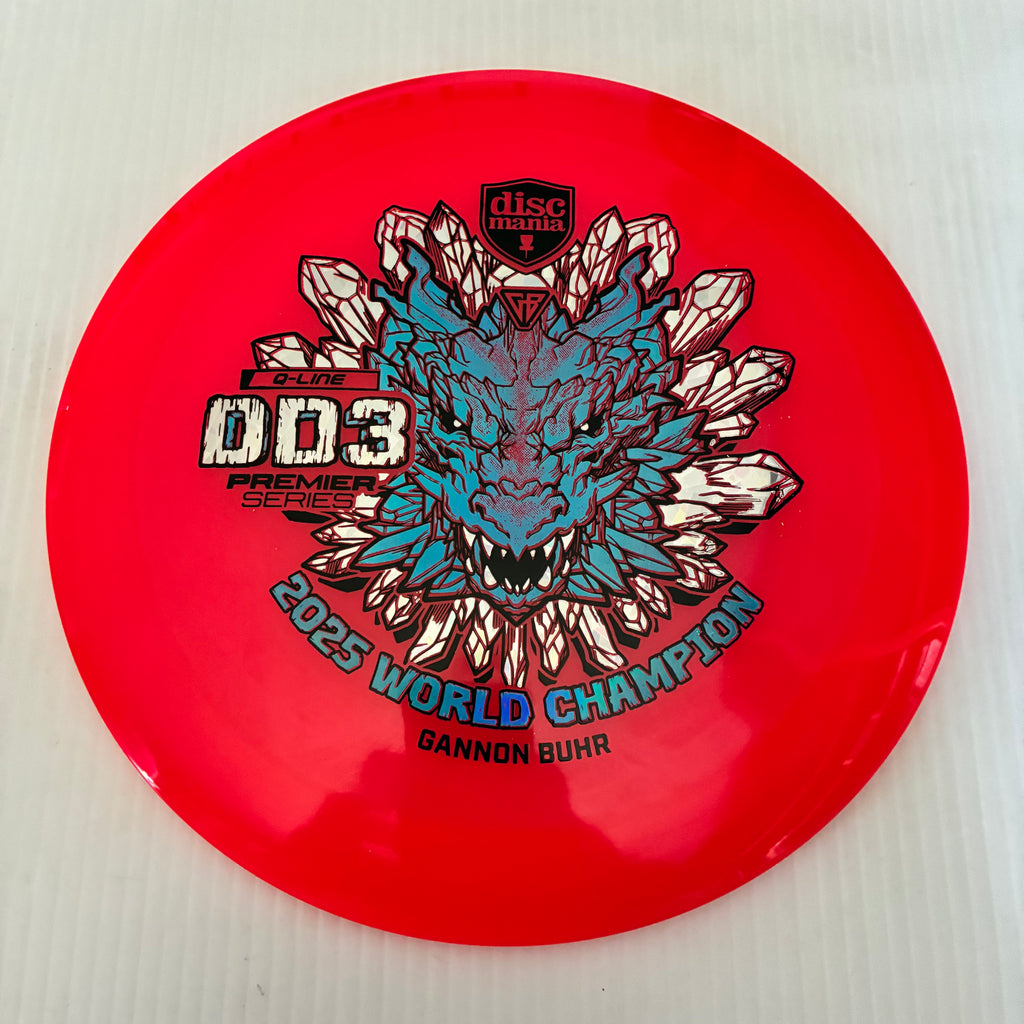 Discmania 2025 Gannon Buhr World Champion Premier Series Q-Line DD3 12/5/-1/3