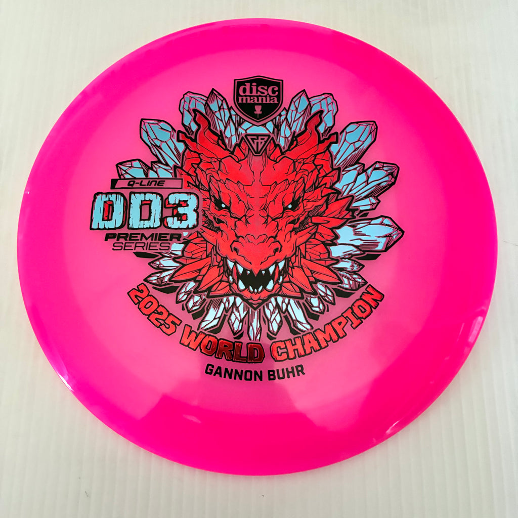 Discmania 2025 Gannon Buhr World Champion Premier Series Q-Line DD3 12/5/-1/3