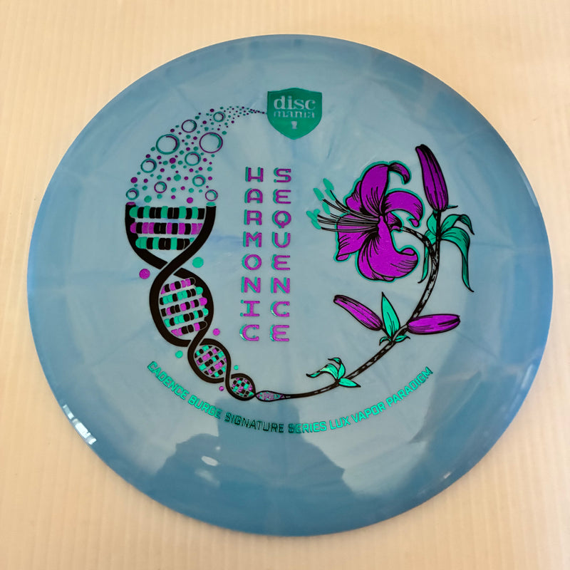 Discmania Harmonic Sequence Cadence Burge Signature Series Lux Vapor Paradigm 12/6/-1.5/2