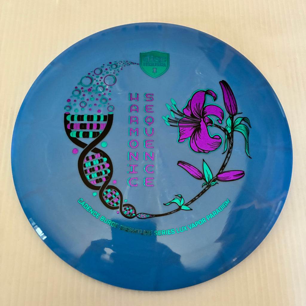 Discmania Harmonic Sequence Cadence Burge Signature Series Lux Vapor Paradigm 12/6/-1.5/2