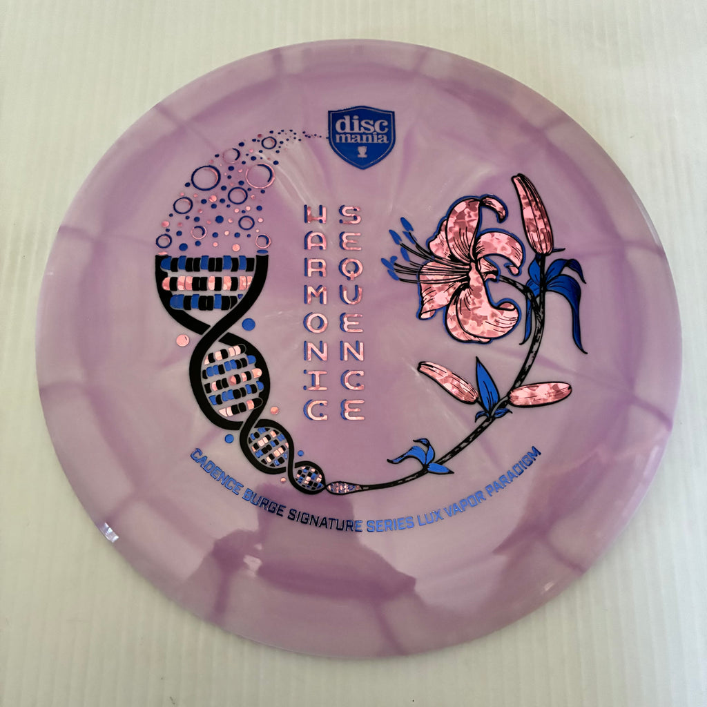 Discmania Harmonic Sequence Cadence Burge Signature Series Lux Vapor Paradigm 12/6/-1.5/2