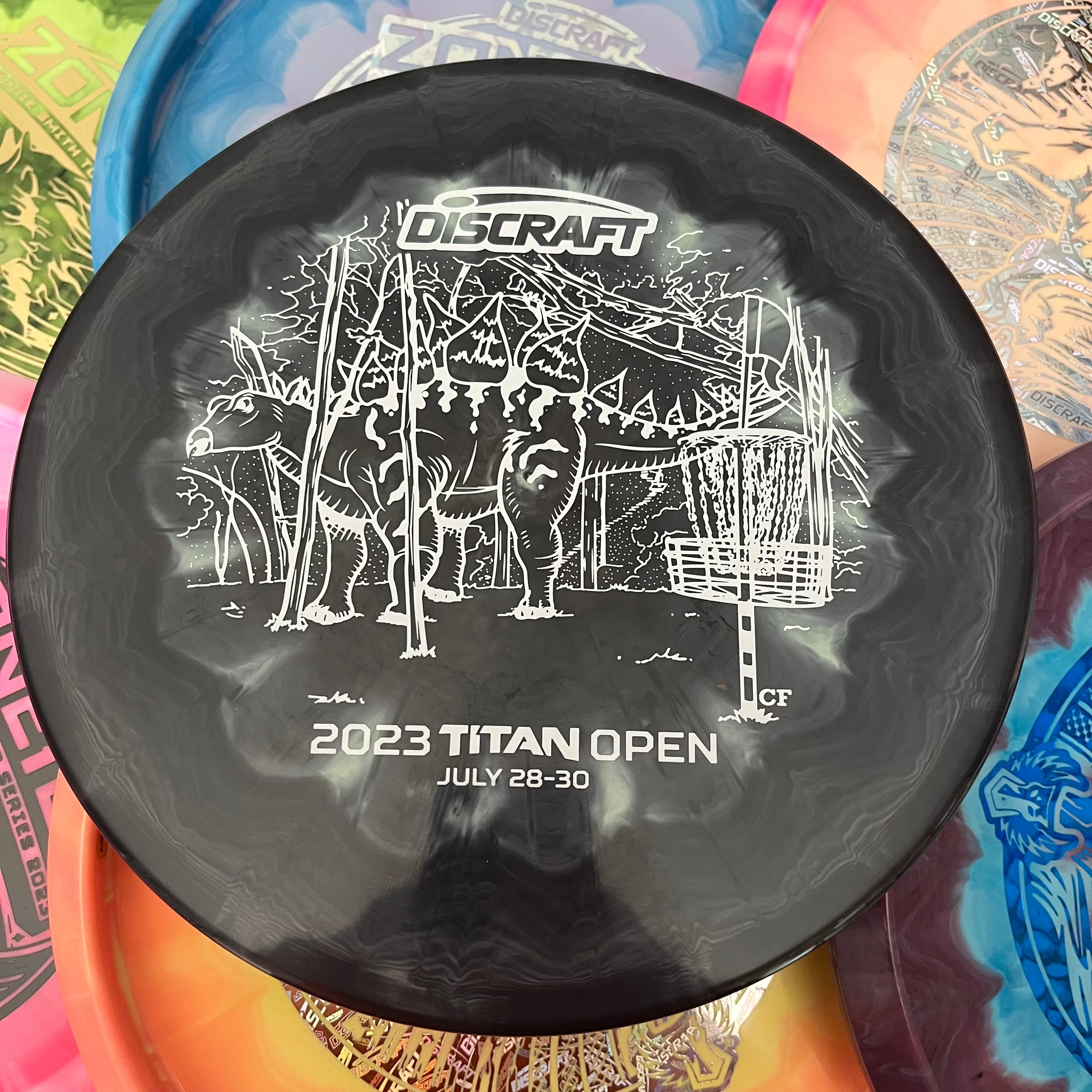 Discraft 2023 Titan Open Brodie Smith Tour Series Swirly ESP Zone OS 4/2/1/5