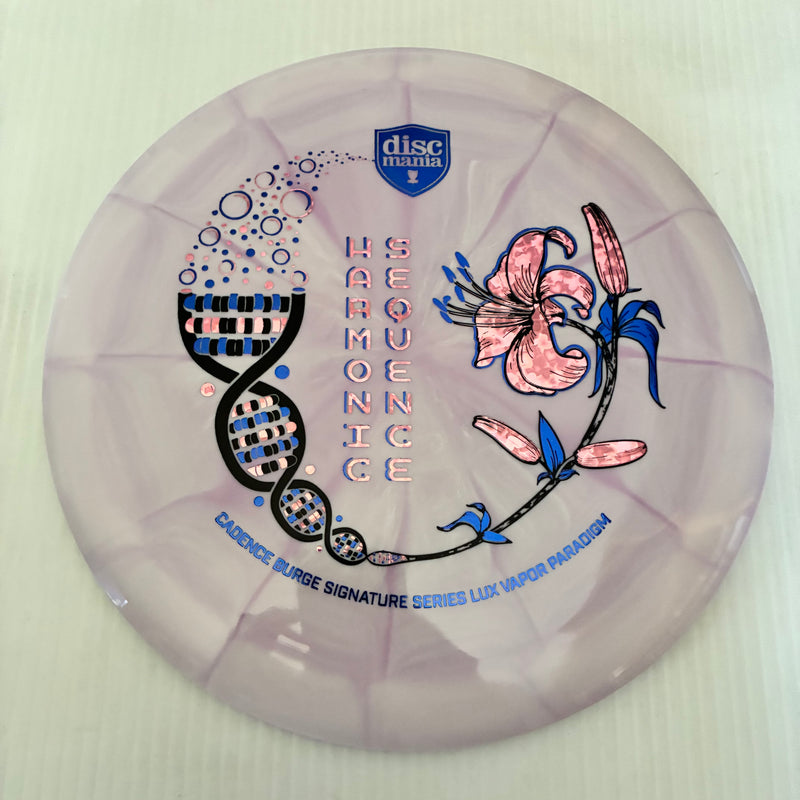Discmania Harmonic Sequence Cadence Burge Signature Series Lux Vapor Paradigm 12/6/-1.5/2
