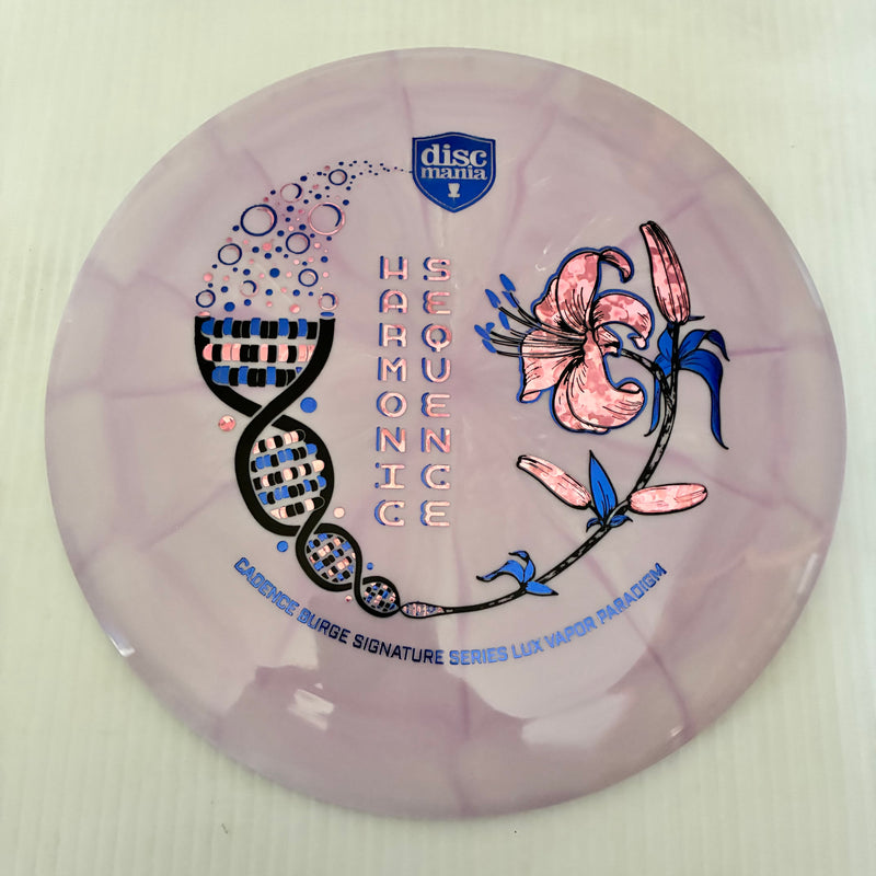 Discmania Harmonic Sequence Cadence Burge Signature Series Lux Vapor Paradigm 12/6/-1.5/2