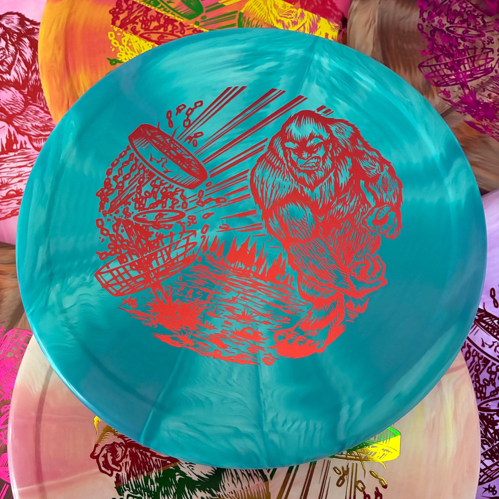 Dynamic Discs Slamsquatch Classic Blend Burst Slammer 3/2/0/3