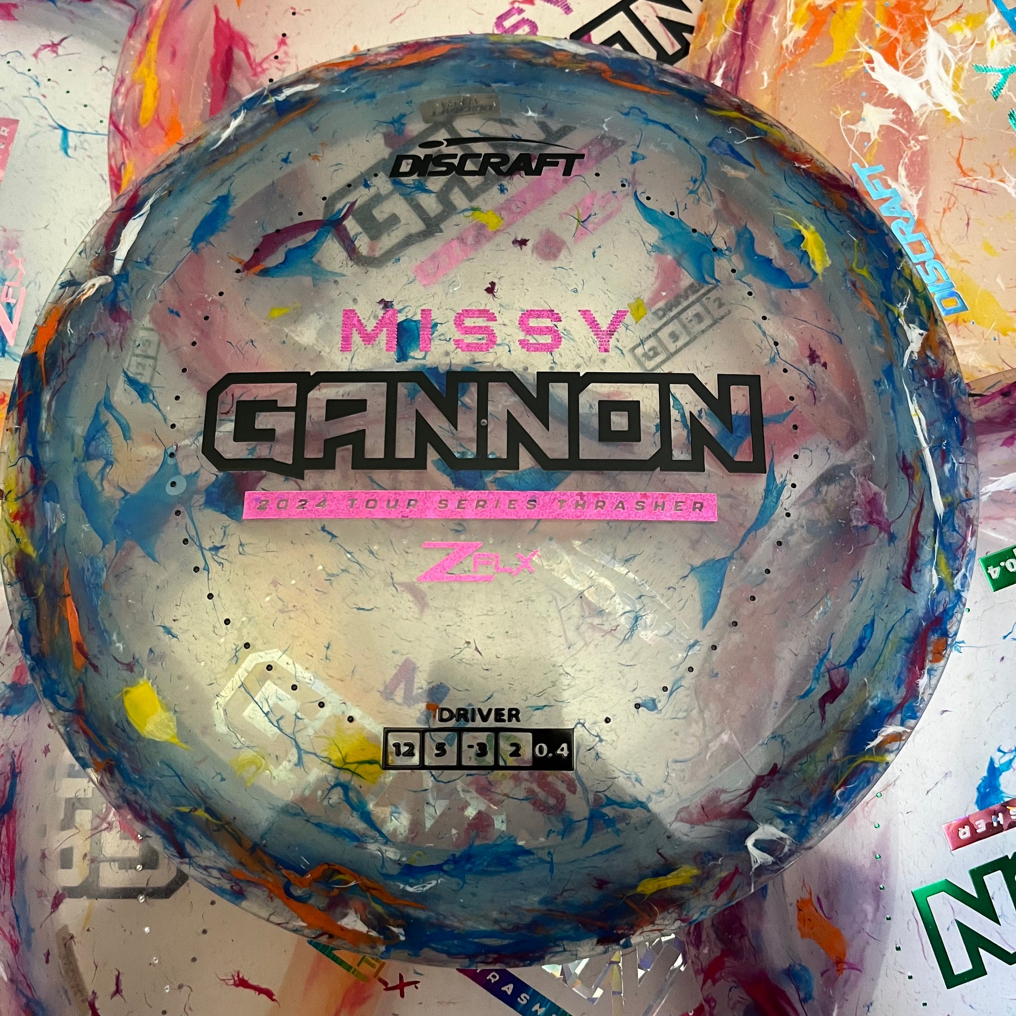 Discraft 2024 Missy Gannon Tour Series Jawbreaker Z FLX Thrasher 12/5/-3/2