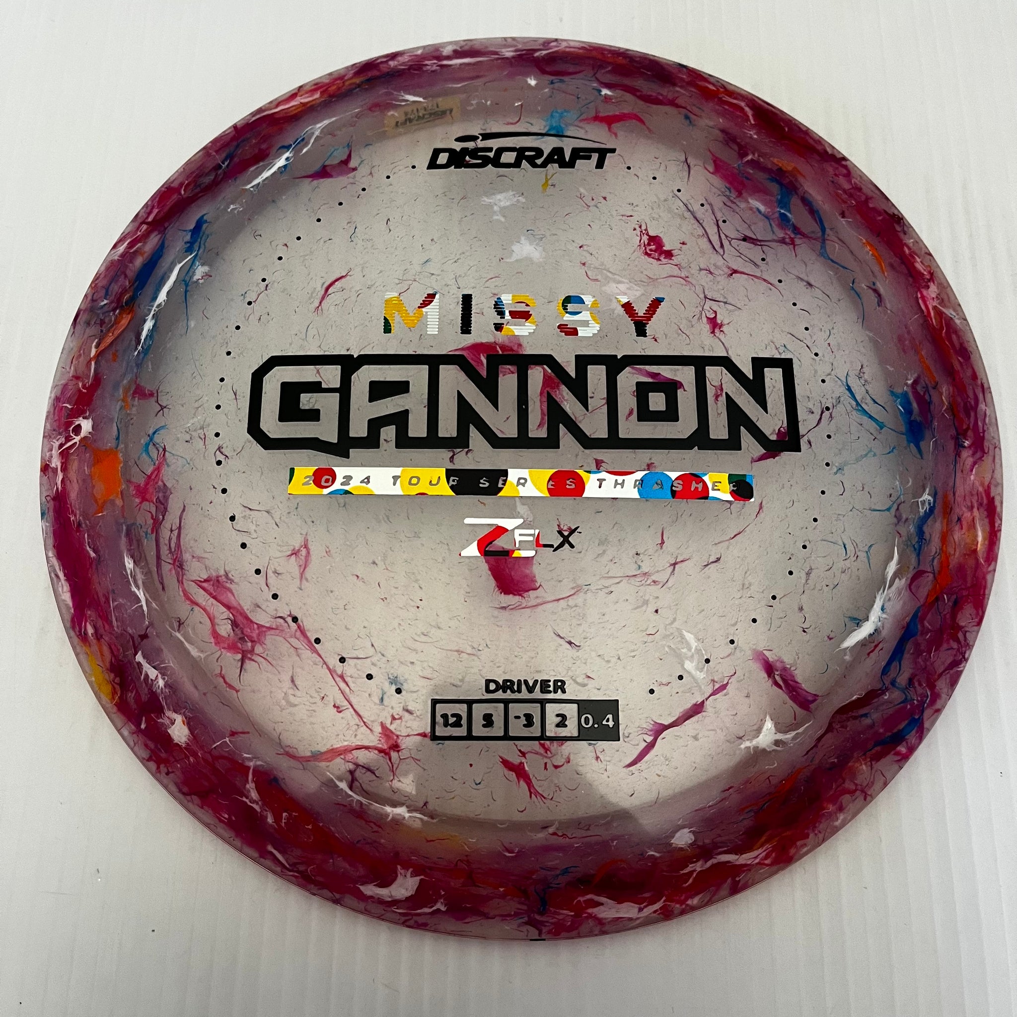 Discraft 2024 Missy Gannon Tour Series Jawbreaker Z FLX Thrasher 12/5/-3/2