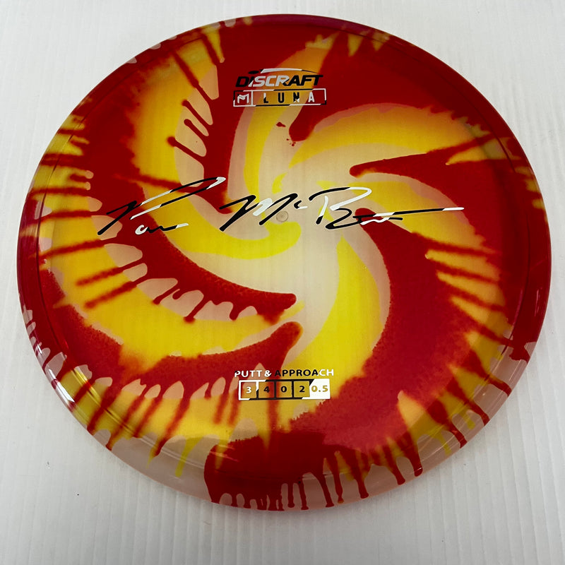 Discraft Paul McBeth Fly Dye Z Luna 3/3/0/3