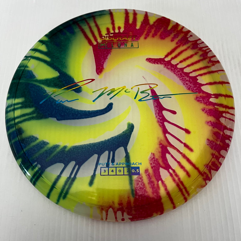 Discraft Paul McBeth Fly Dye Z Luna 3/3/0/3