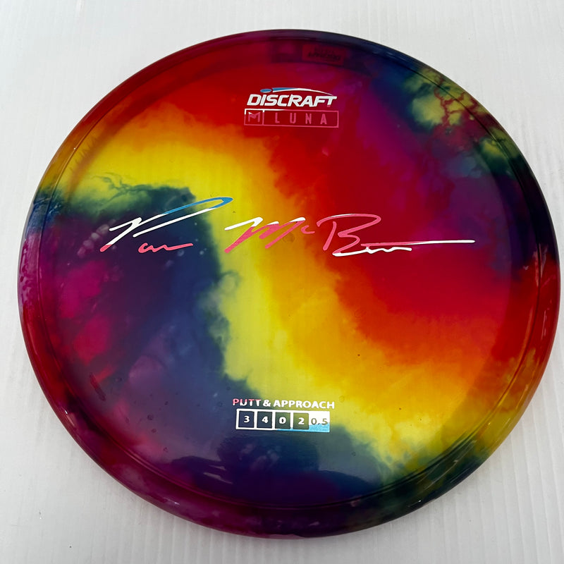 Discraft Paul McBeth Fly Dye Z Luna 3/3/0/3