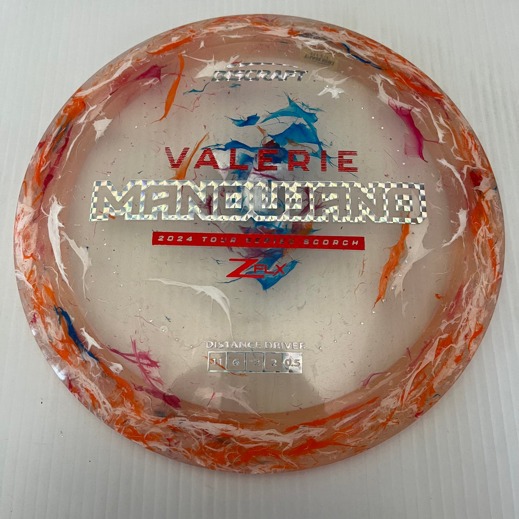 Discraft 2024 Valerie Mandujano Tour Series Jawbreaker Z FLX Scorch 11/6/-2/-2
