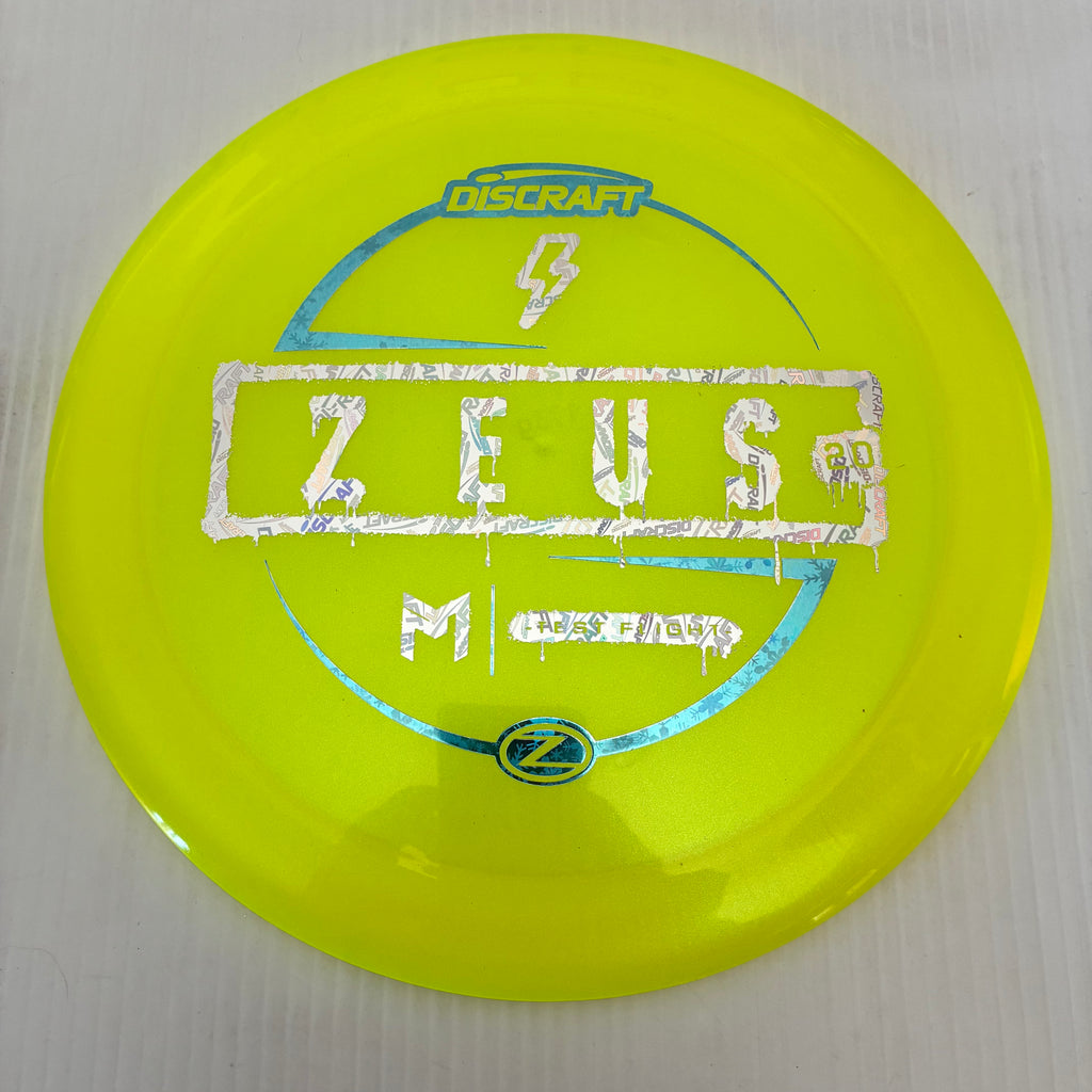 Discraft Test Flight Paul McBeth Sparkle Z Zeus 2.0 12/5/-0.5/3