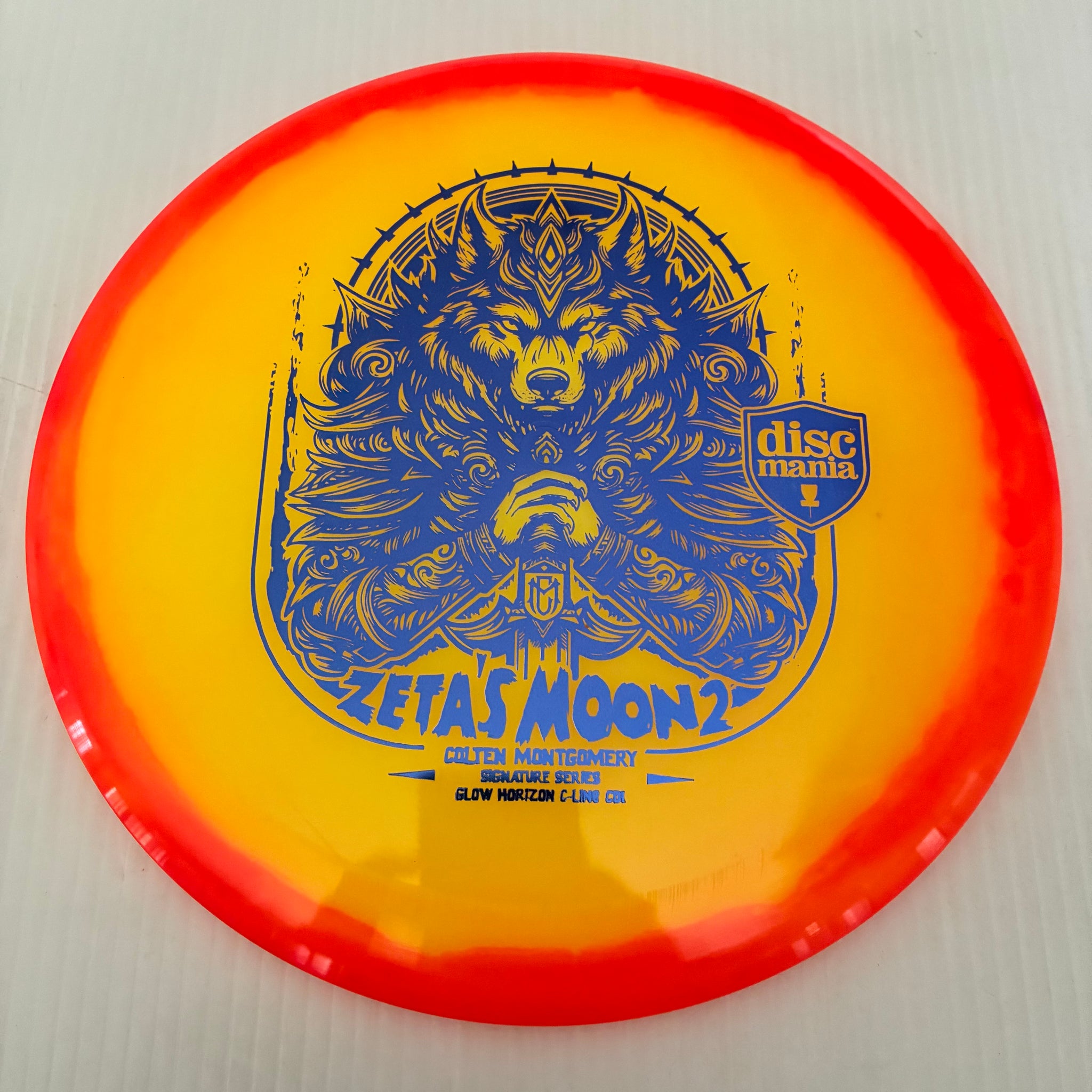 Discmania Colten Montgomery Zeta's Moon 2 Glow Horizon C-Line CD1 9/5/-1/2
