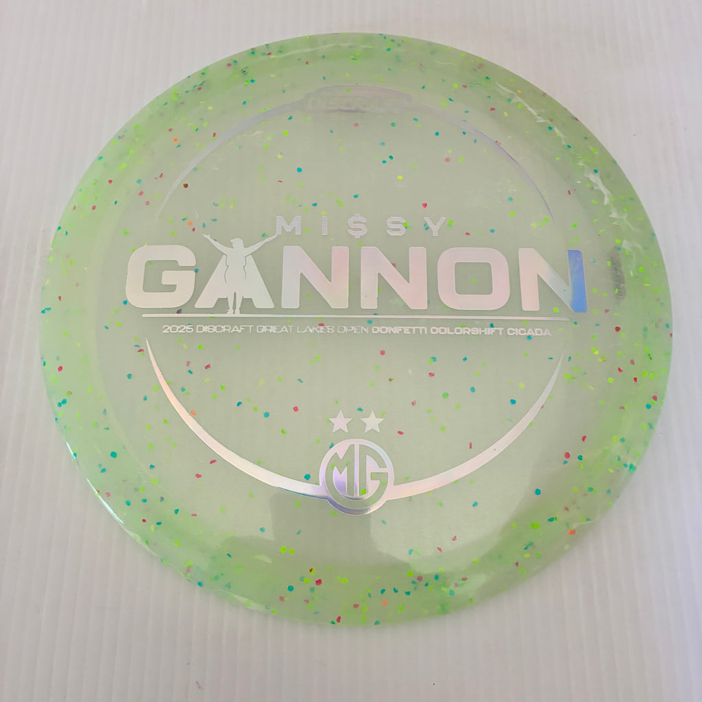 Discraft 2025 Missy Gannon DGLO Champion Z Confetti Cicada 7/6/-1/1