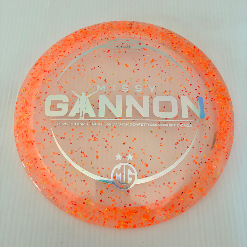 Discraft 2025 Missy Gannon DGLO Champion Z Confetti Cicada 7/6/-1/1