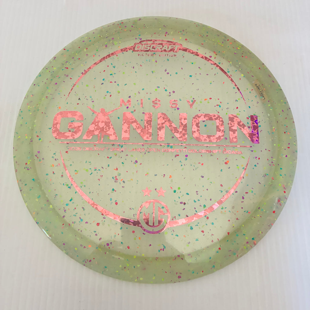 Discraft 2025 Missy Gannon DGLO Champion Z Confetti Cicada 7/6/-1/1
