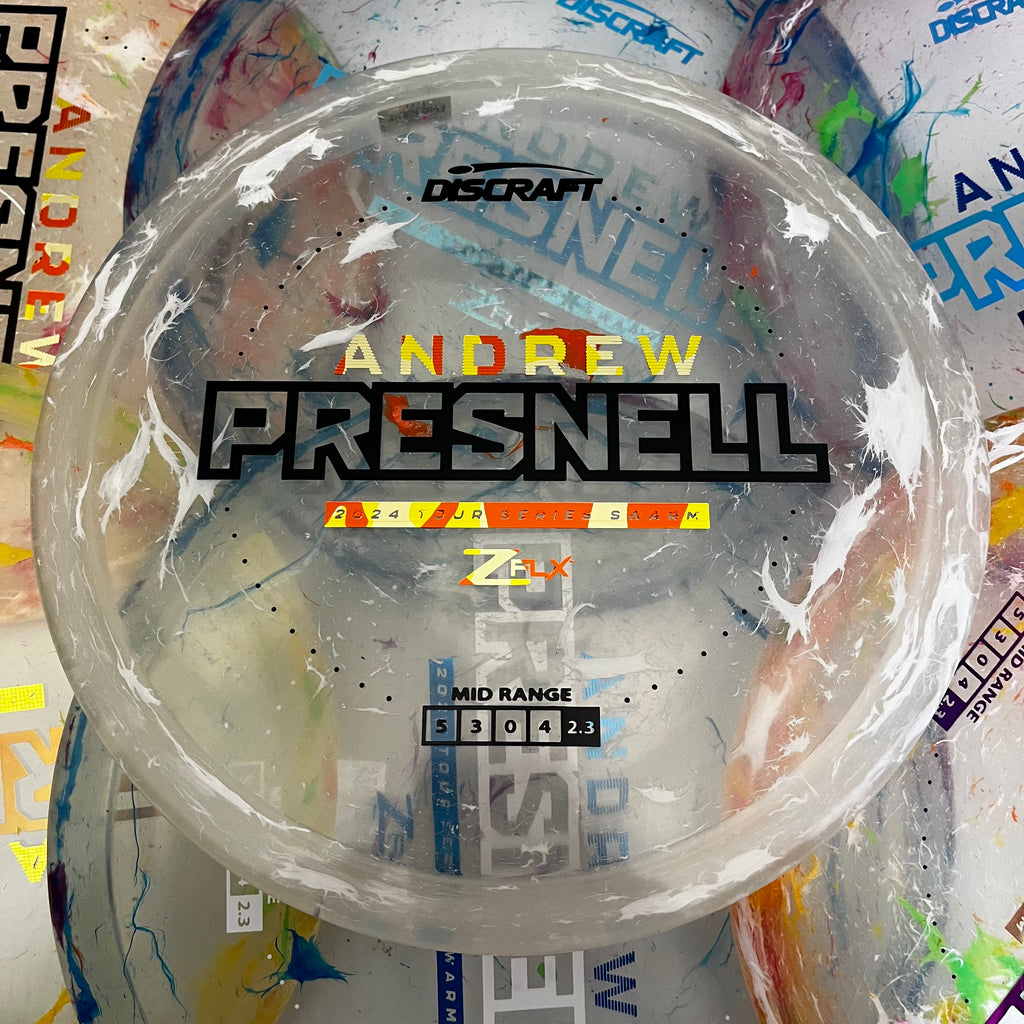 Discraft 2024 Andrew Presnell Tour Series Jawbreaker Z FLX Swarm 5/3/0/4