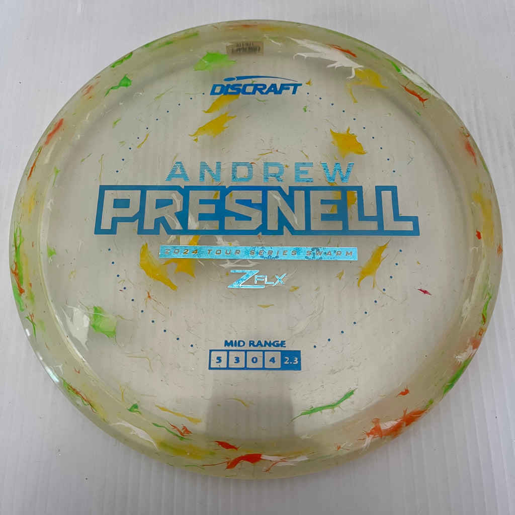 Discraft 2024 Andrew Presnell Tour Series Jawbreaker Z FLX Swarm 5/3/0/4
