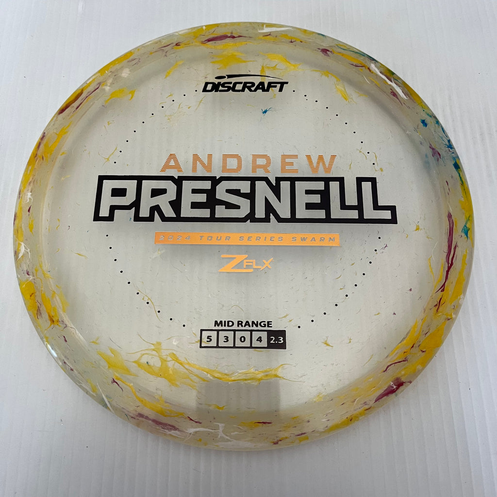 Discraft 2024 Andrew Presnell Tour Series Jawbreaker Z FLX Swarm 5/3/0/4