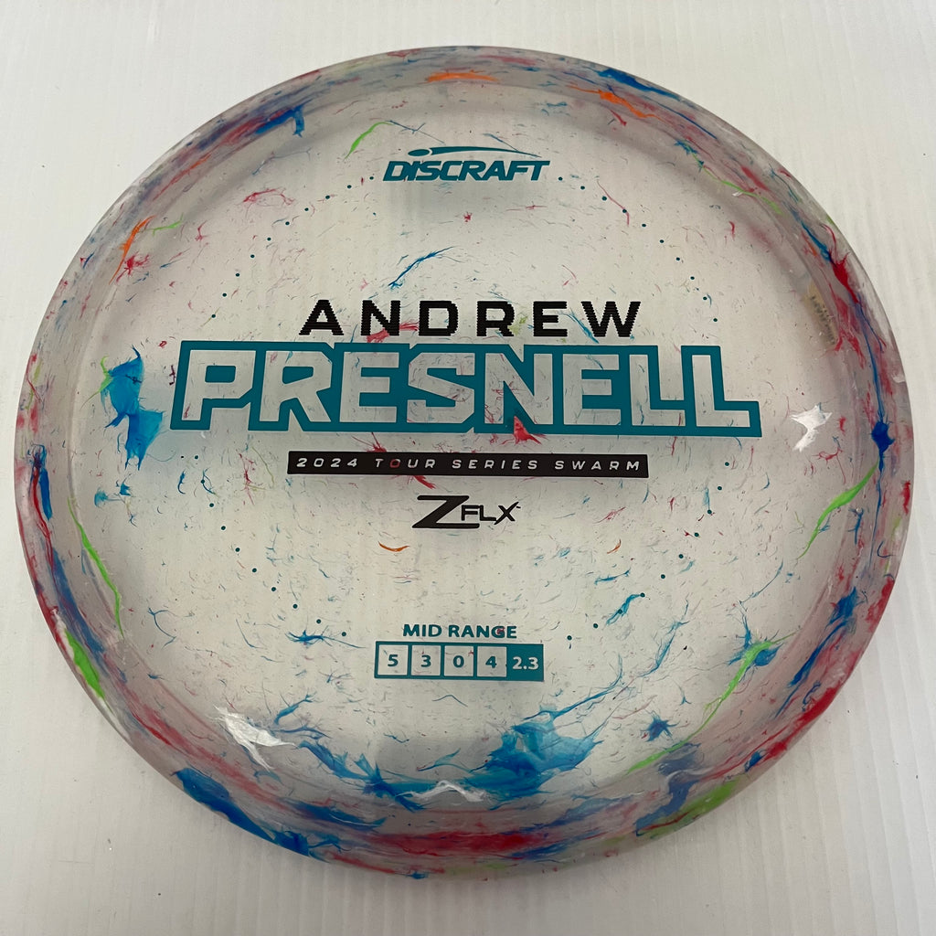 Discraft 2024 Andrew Presnell Tour Series Jawbreaker Z FLX Swarm 5/3/0/4