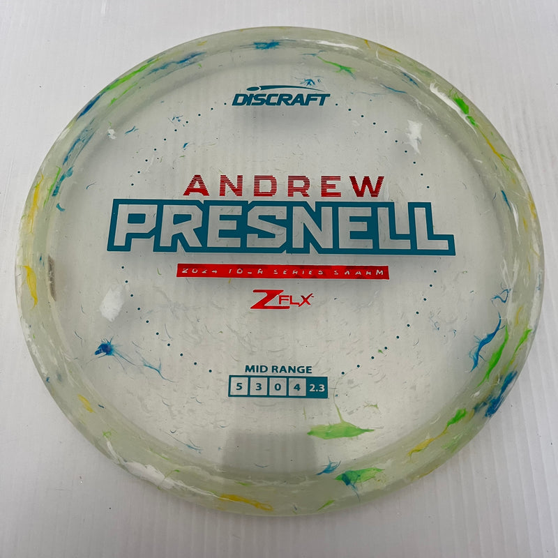 Discraft 2024 Andrew Presnell Tour Series Jawbreaker Z FLX Swarm 5/3/0/4