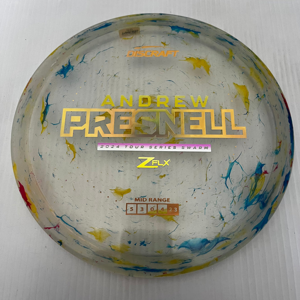 Discraft 2024 Andrew Presnell Tour Series Jawbreaker Z FLX Swarm 5/3/0/4