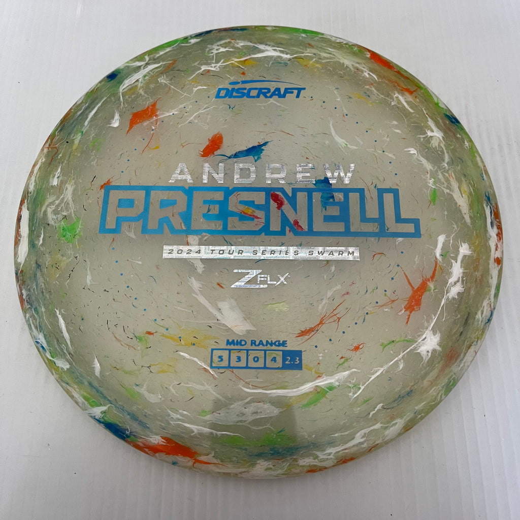 Discraft 2024 Andrew Presnell Tour Series Jawbreaker Z FLX Swarm 5/3/0/4