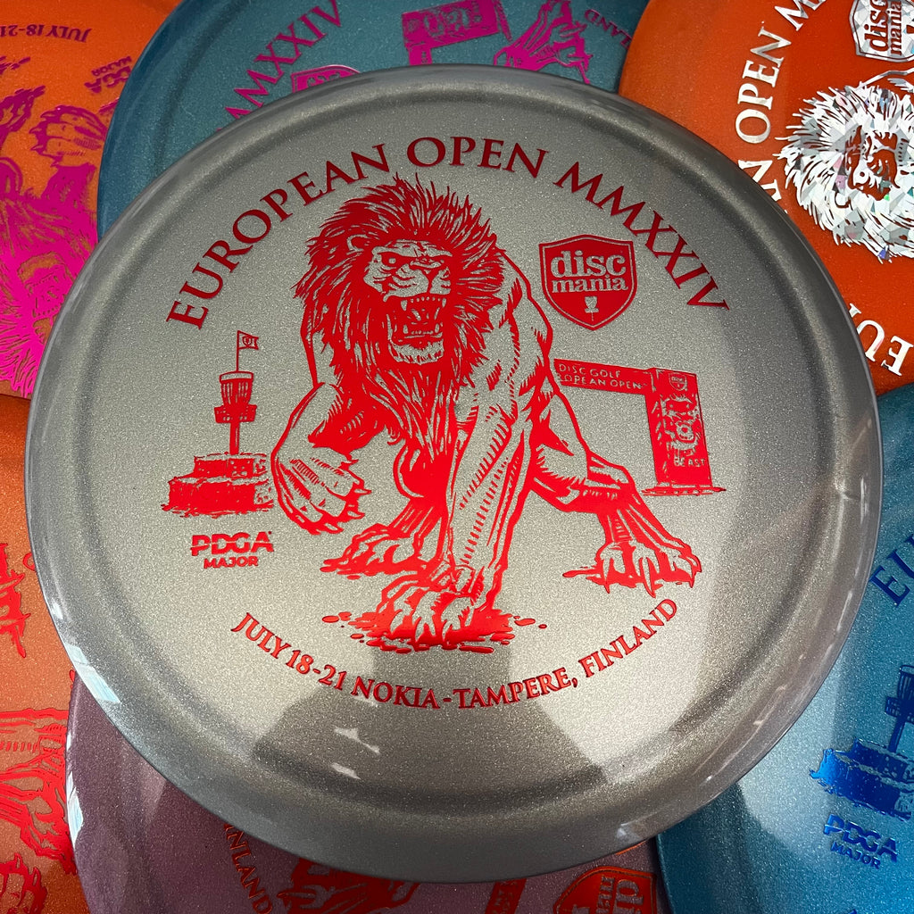 Discmania 2024 European Open Prototype Forge Function 8/6/-4/1